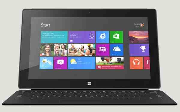 Планшеты Surface п/у Windows 8 Pro в январе в продажу не поступят