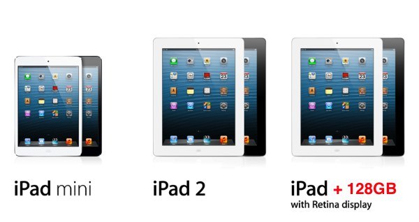 Apple выпустила iPad на 128 гб